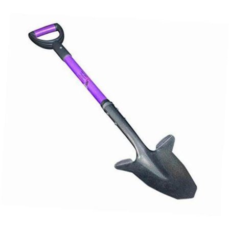 INVERNACULO Short Reinforced Lavender Fiberglass Handle with Cushion D-Grip, Lavender IN2247856